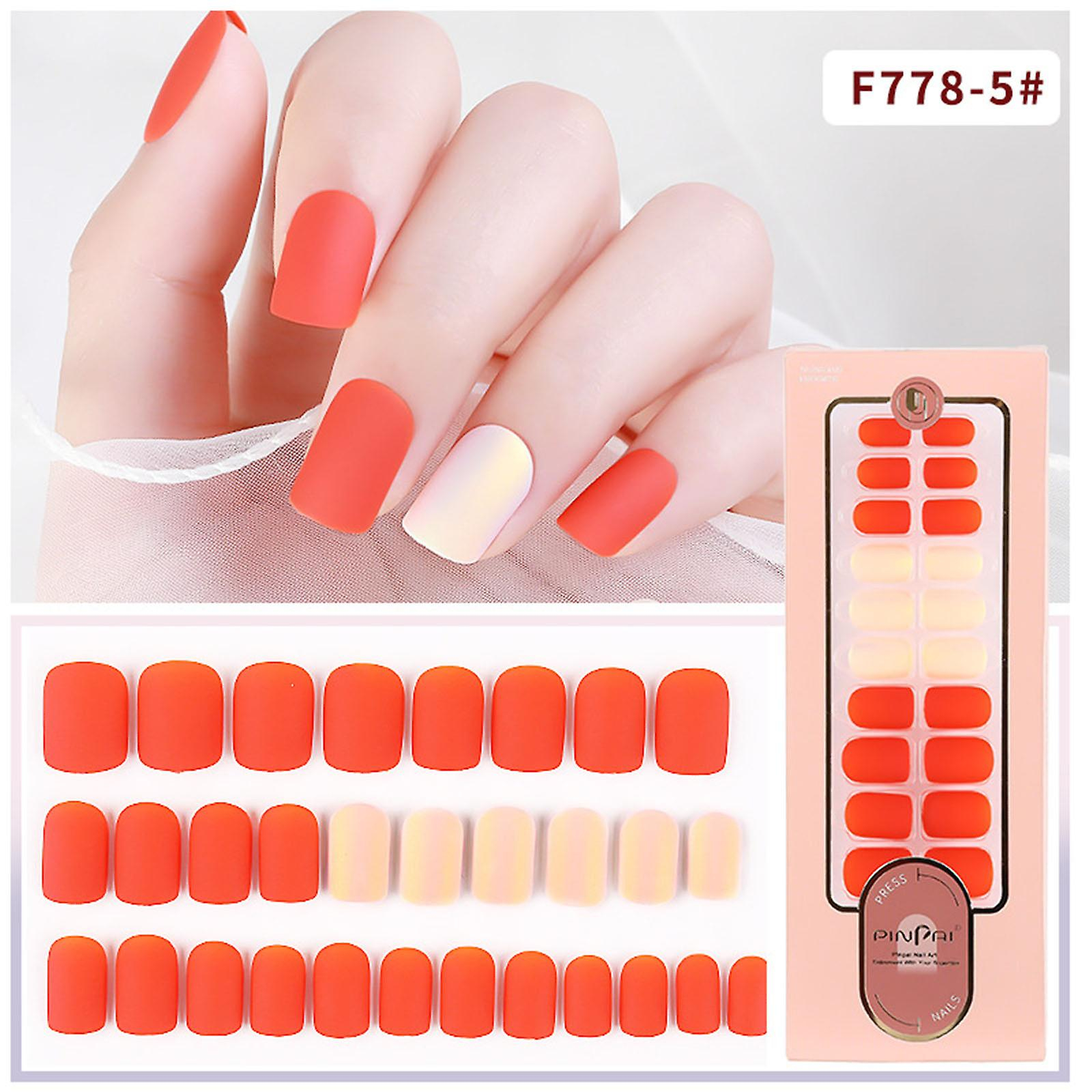 Foto 3 pulgar | Uñas Postizas Reutilizables  Desmontables  Con Forma De Punta Larga  Ponibles - Venta Internacional.