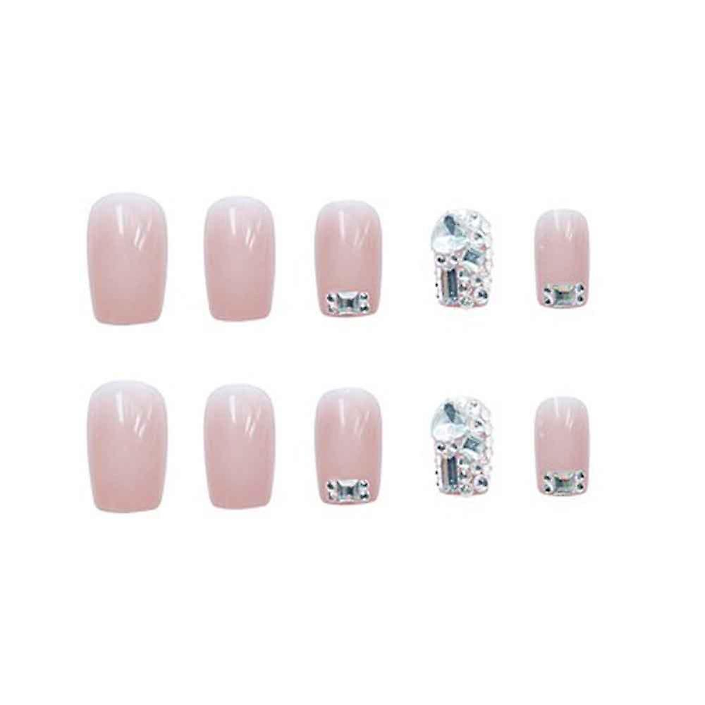 Foto 4 pulgar | Uñas Postizas Huoguo Bride Mermaid  Taladro Completo  Cuadrado  24 Unidades - Venta Internacional.