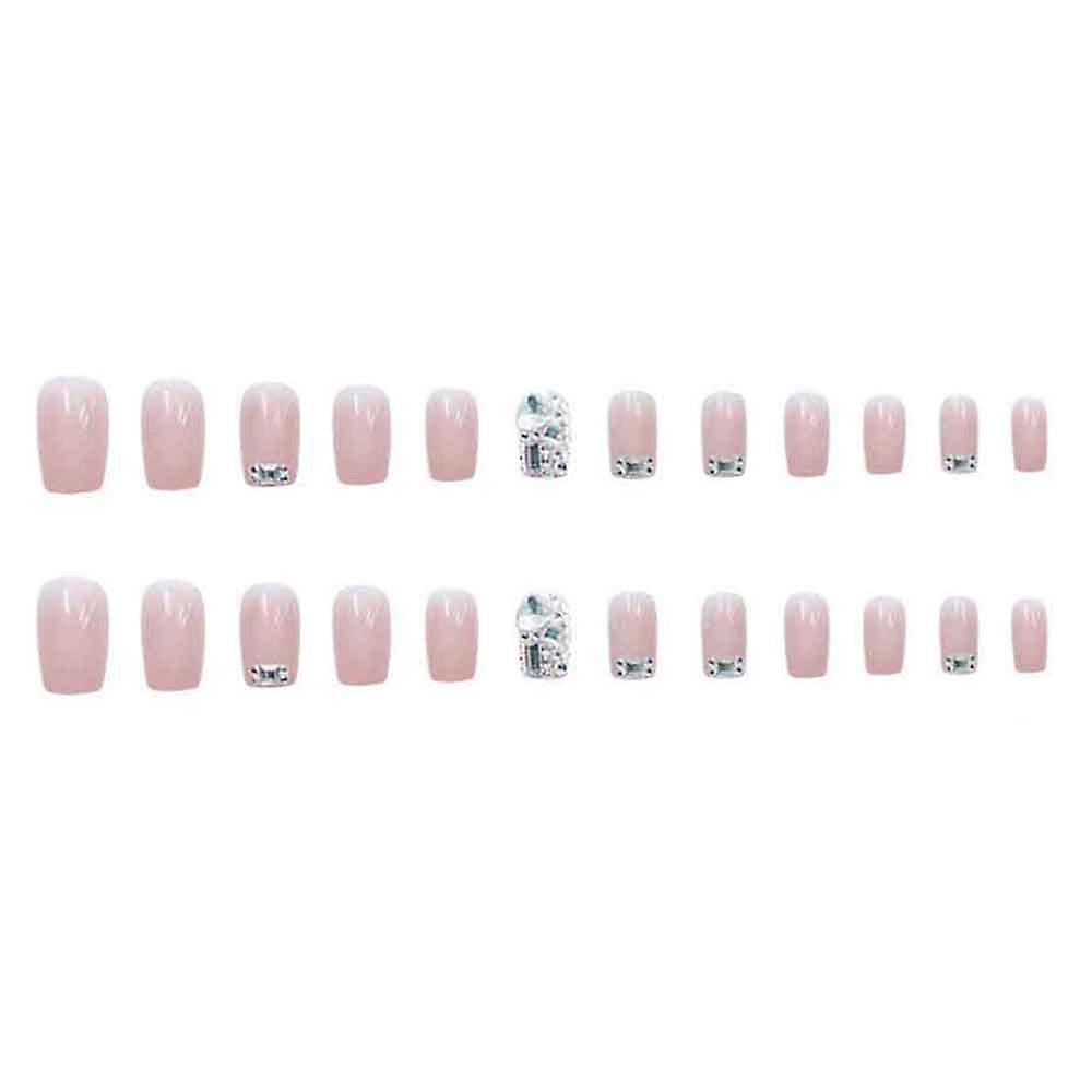 Foto 5 pulgar | Uñas Postizas Huoguo Bride Mermaid  Taladro Completo  Cuadrado  24 Unidades - Venta Internacional.
