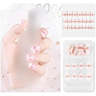 Foto 2 | Uñas Postizas Huoguo Wearing Nail Ballet Con Forma De Punta Larga X24 - Venta Internacional.