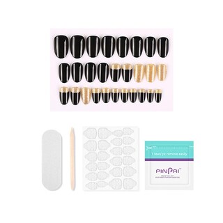 Foto 1 | Uñas Postizas Reutilizables Desmontables Con Forma De Punta Larga Ponibles - Venta Internacional.