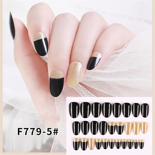 Foto 2 | Uñas Postizas Reutilizables Desmontables Con Forma De Punta Larga Ponibles - Venta Internacional.