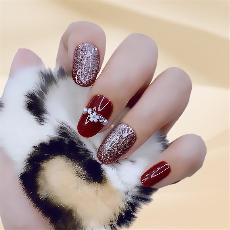 Foto 3 pulgar | Set De Manicura Falsa Portátil Tipo Parche Para Uñas A La Moda - Venta Internacional.