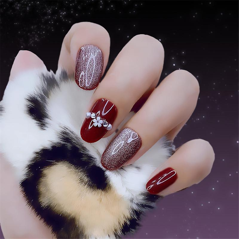 Foto 4 pulgar | Set De Manicura Falsa Portátil Tipo Parche Para Uñas A La Moda - Venta Internacional.