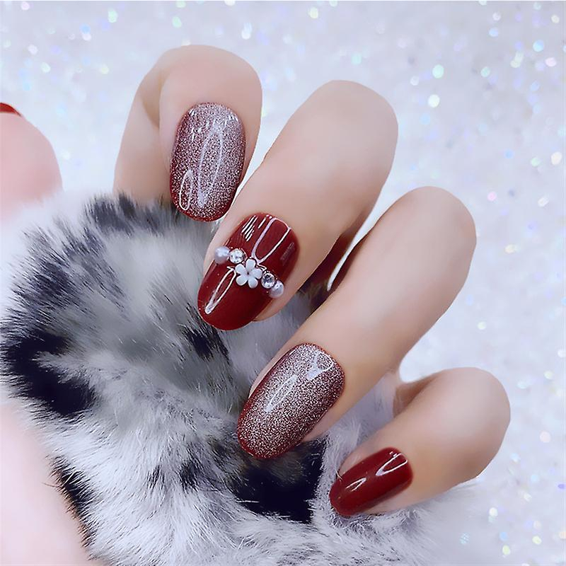 Foto 5 pulgar | Set De Manicura Falsa Portátil Tipo Parche Para Uñas A La Moda - Venta Internacional.