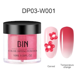 Foto 2 | Polvo De Uñas Huoguo Cambio De Temperatura Color Infiltración De 10 Ml - Venta Internacional.