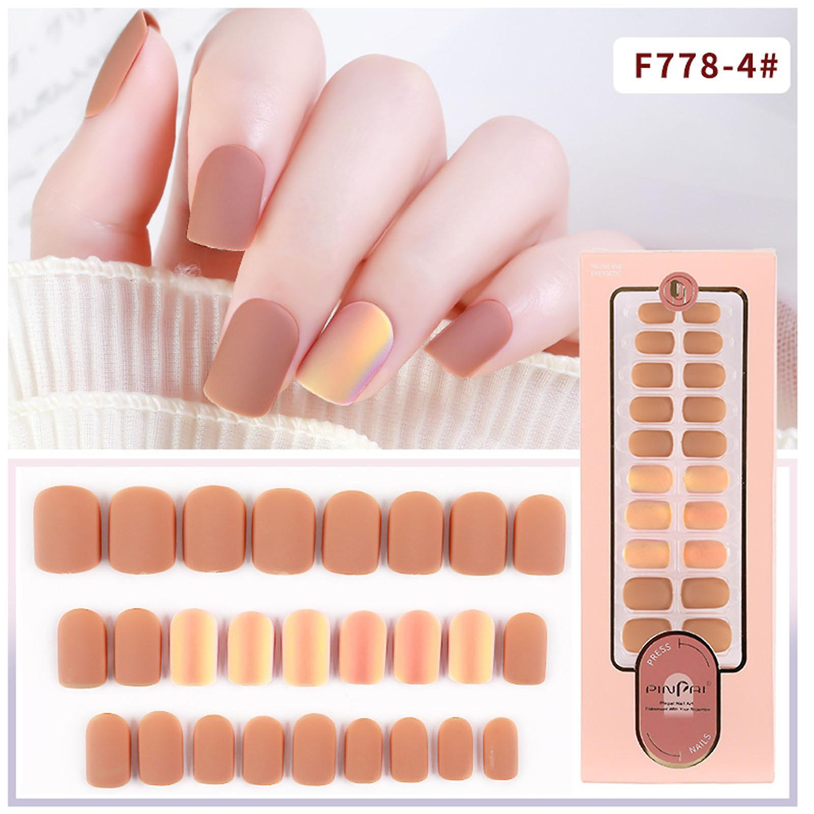 Foto 3 pulgar | Uñas Postizas Reutilizables  Desmontables  Con Forma De Punta Larga  Ponibles - Venta Internacional.