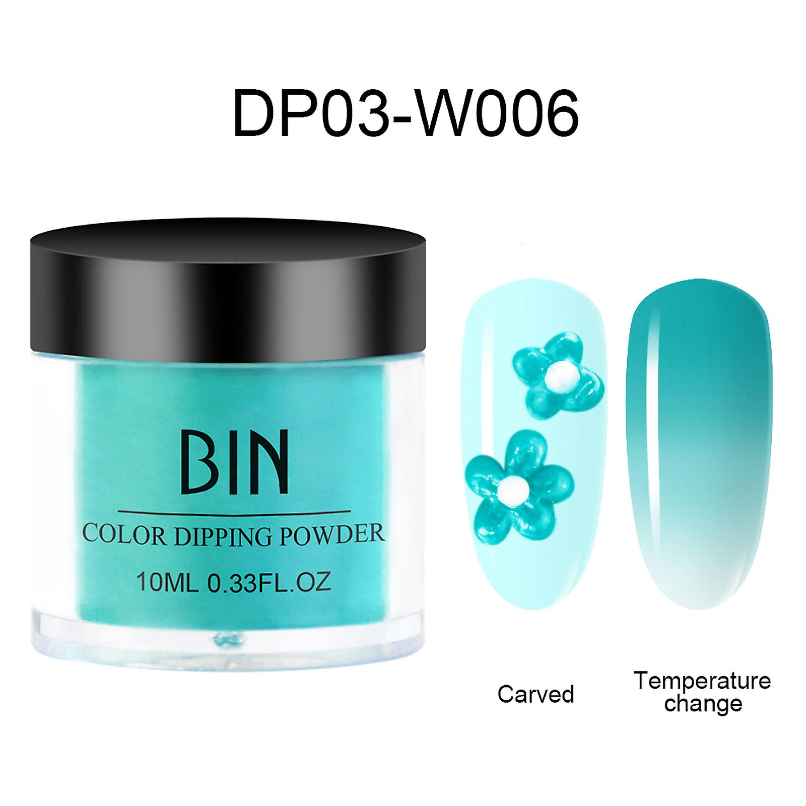 Foto 3 pulgar | Polvo De Uñas Huoguo  Cambio De Temperatura  Color  Infiltración De 10 Ml - Venta Internacional.
