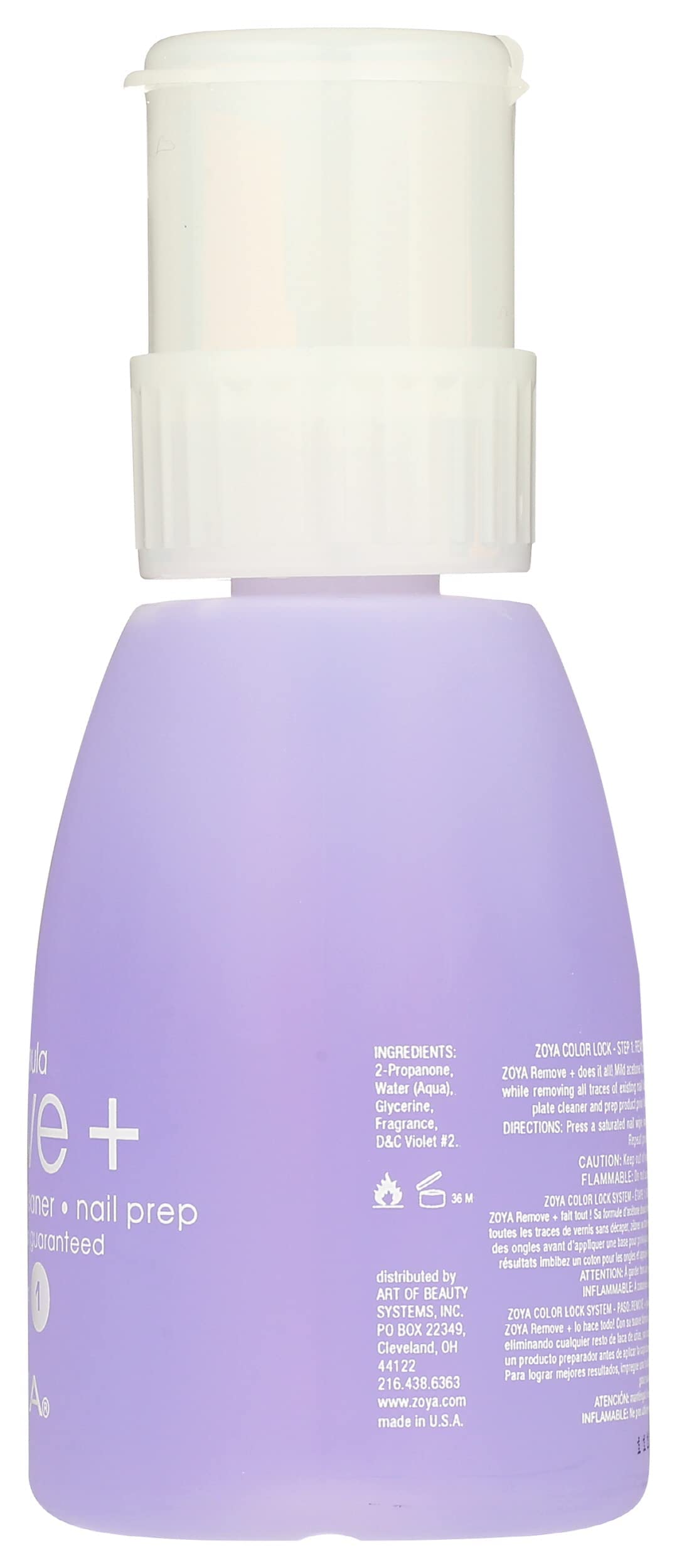 Foto 5 | Venta Internacional - Quitaesmalte Zoya Remove Plus 3 en 1 240 Ml