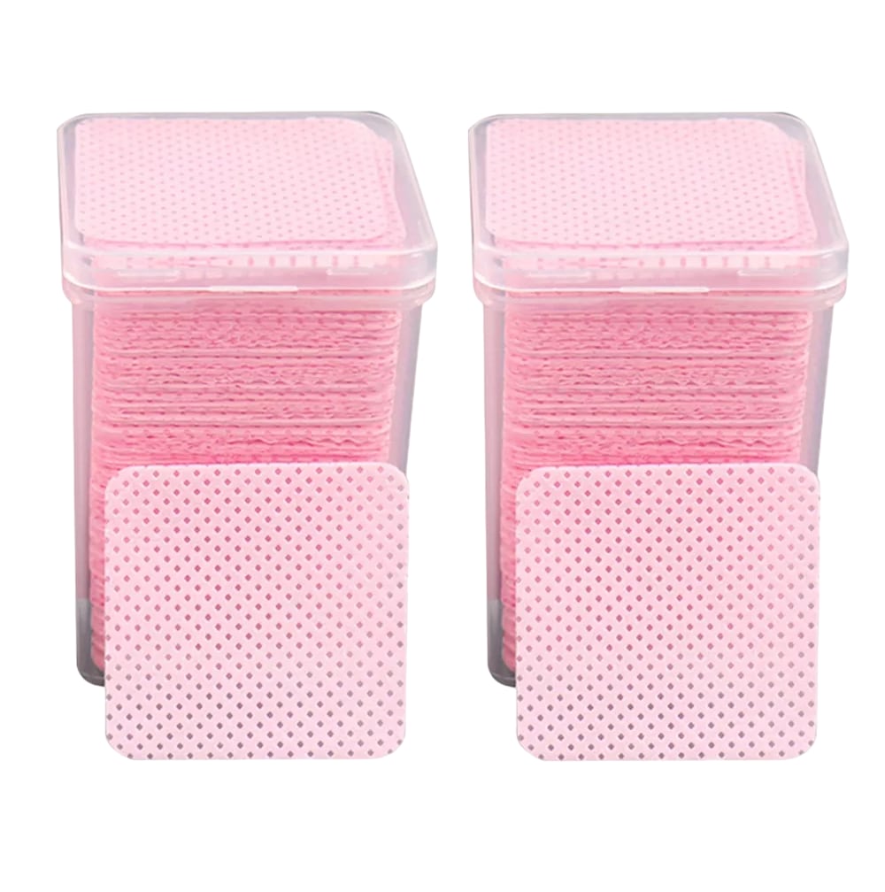 Toallitas Libre de Pelusa para Uñas 400 Piezas Rosa $629