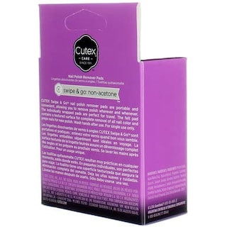 Foto 7 | Almohadillas Quitaesmalte Cutex Care Swipe & Go, 10 Almohadillas - Venta Internacional.