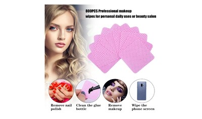 Foto 4 | Papel Sin Pelusa Para Extensiones De Pestañas O Uñas, 200 Unidades - Venta Internacional.