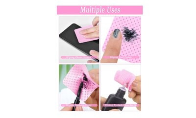 Foto 5 | Papel Sin Pelusa Para Extensiones De Pestañas O Uñas, 200 Unidades - Venta Internacional.