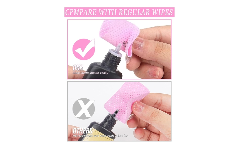 Foto 7 pulgar | Papel Sin Pelusa Para Extensiones De Pestañas O Uñas, 200 Unidades - Venta Internacional.