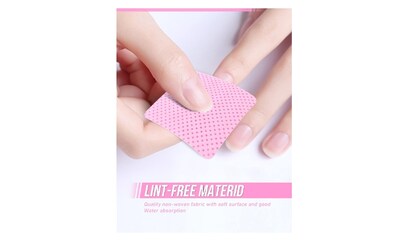 Foto 7 | Papel Sin Pelusa Para Extensiones De Pestañas O Uñas, 200 Unidades - Venta Internacional.