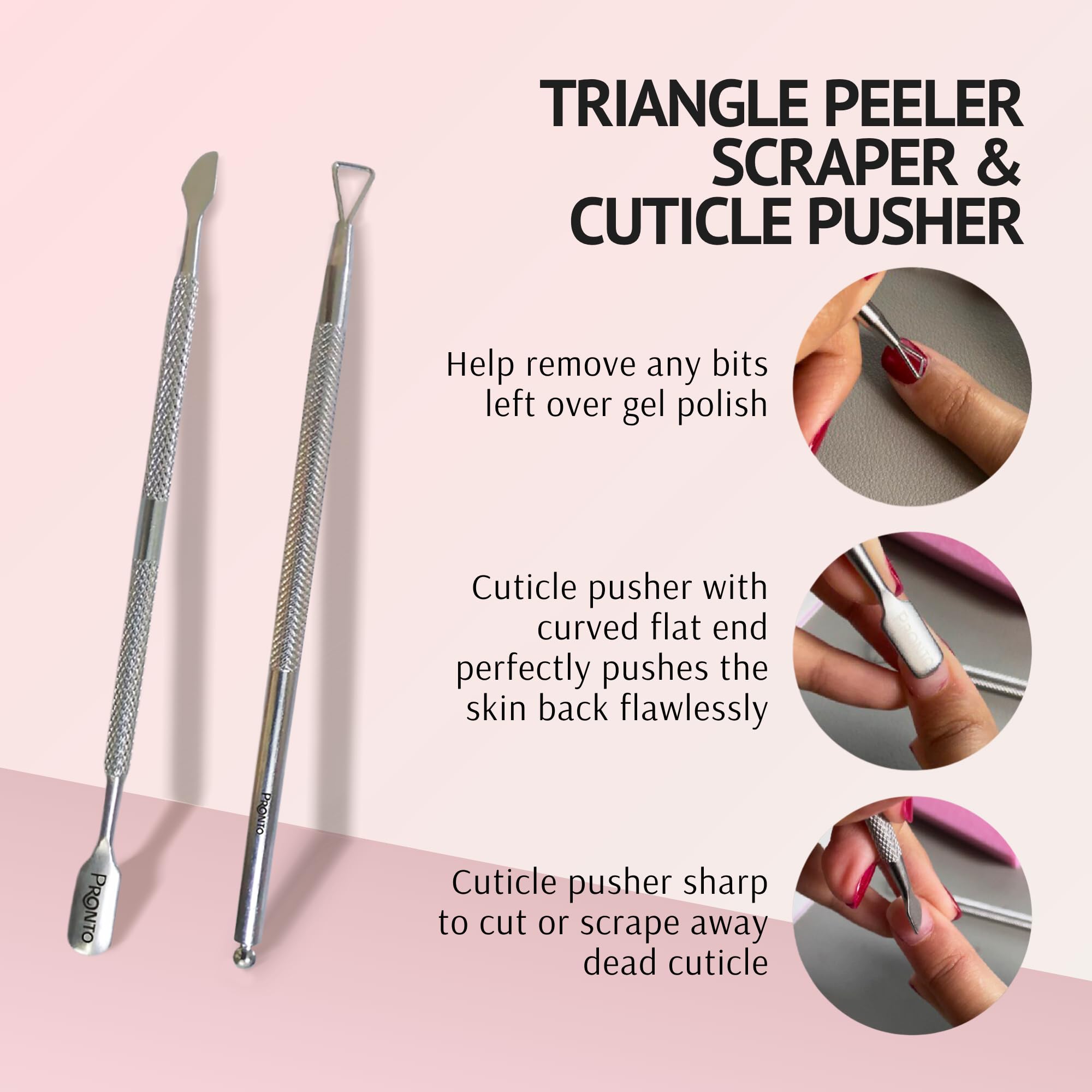 Foto 7 pulgar | Acetona Pronto 240 ml con Kit de Manicura - Venta Internacional