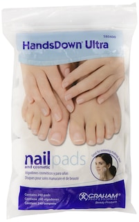 Foto 1 | Almohadillas Para Uñas Y Cosméticos Graham Hands Down Ultra 240 Unidades - Venta Internacional.