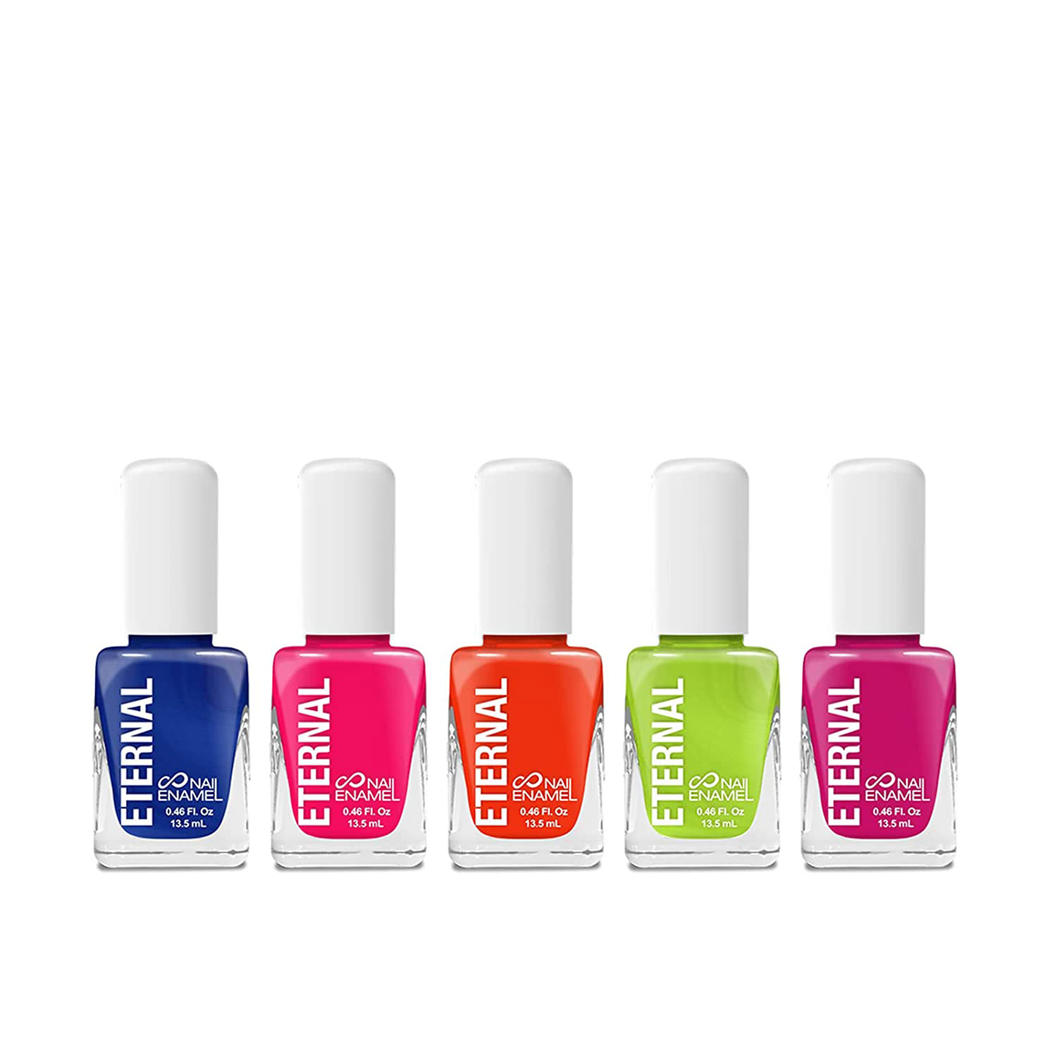 Juego de 5 Esmaltes para Uñas Eternal Cosmetics Rainbow Days Multicolor