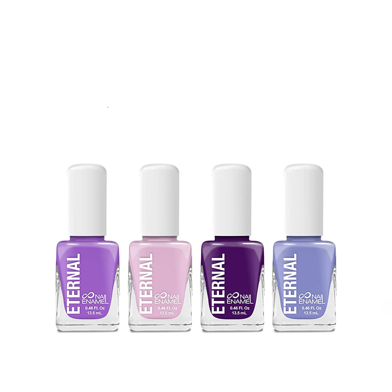 Juego de 4 Esmaltes para Uñas Eternal Cosmetics Hola Bonita Multicolor