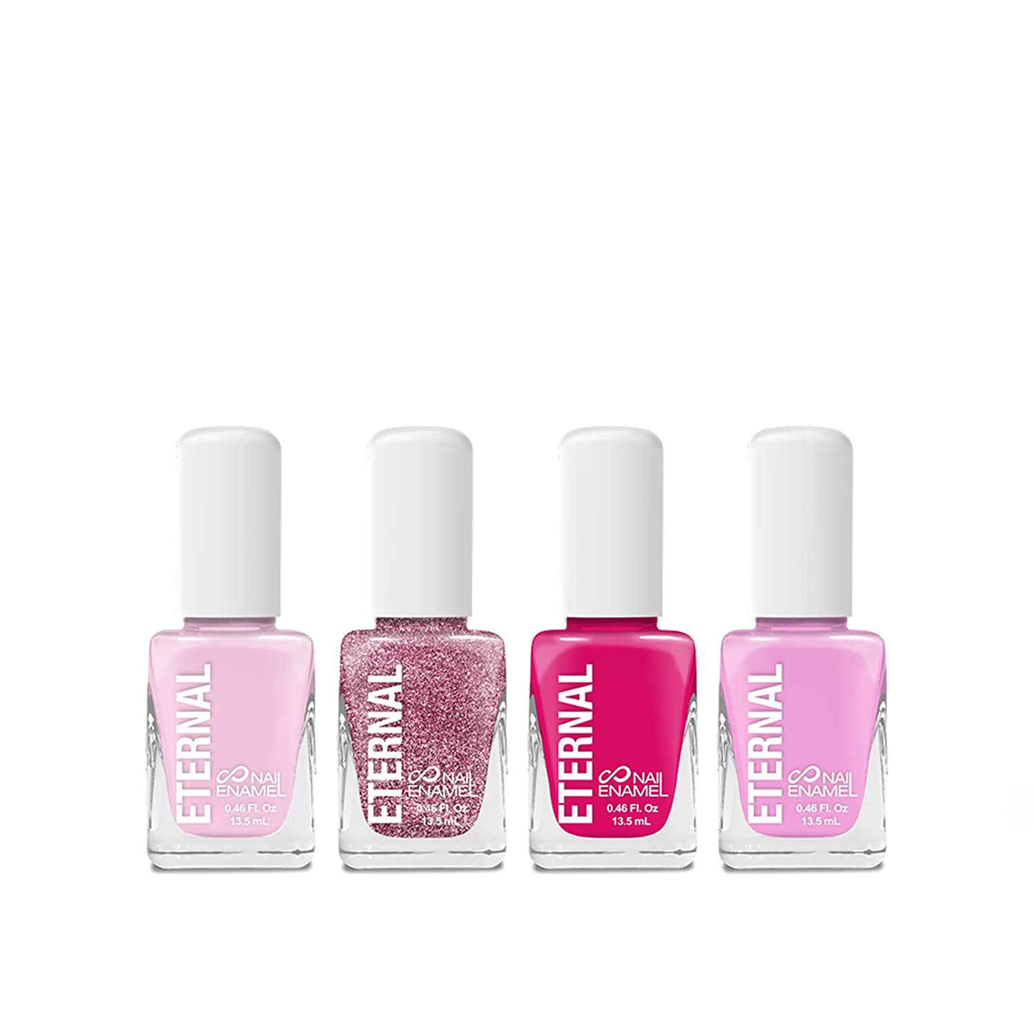 Juego de 4 Esmaltes para Uñas Eternal Cosmetics Pinky Promise Multicolor