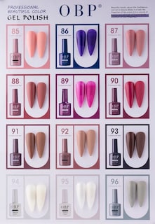 Foto 3 | Esmalte para Uñas OBP Gama de 12 Geles Semipermanente Gama 8