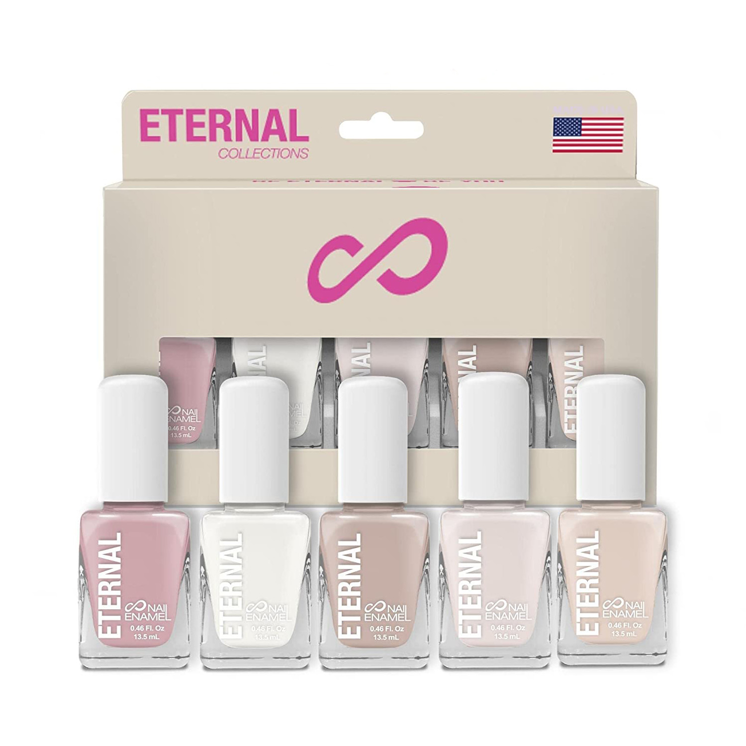 Set de Esmaltes para Uñas  Eternal Collections 5 Pizas