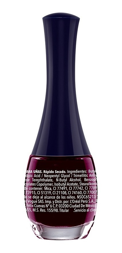 Foto 2 | Esmalte para Uñas Vogue Fantastic de Larga Duración 10 ml Agraz