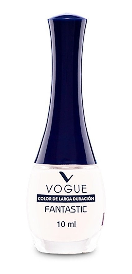 Esmalte para Uñas Vogue Fantastic de Larga Duración 10 Ml color Blanco