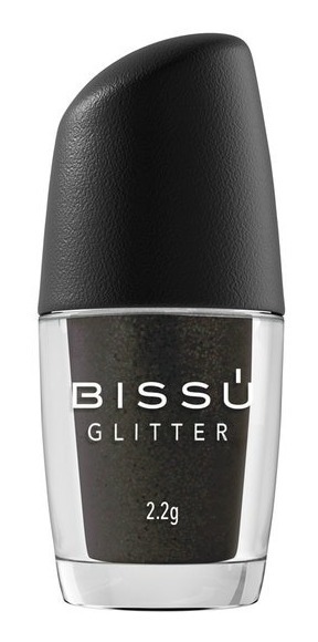 Foto 2 pulgar | Glitter para Uñas y Rostro Bissú Negro 2.2 g