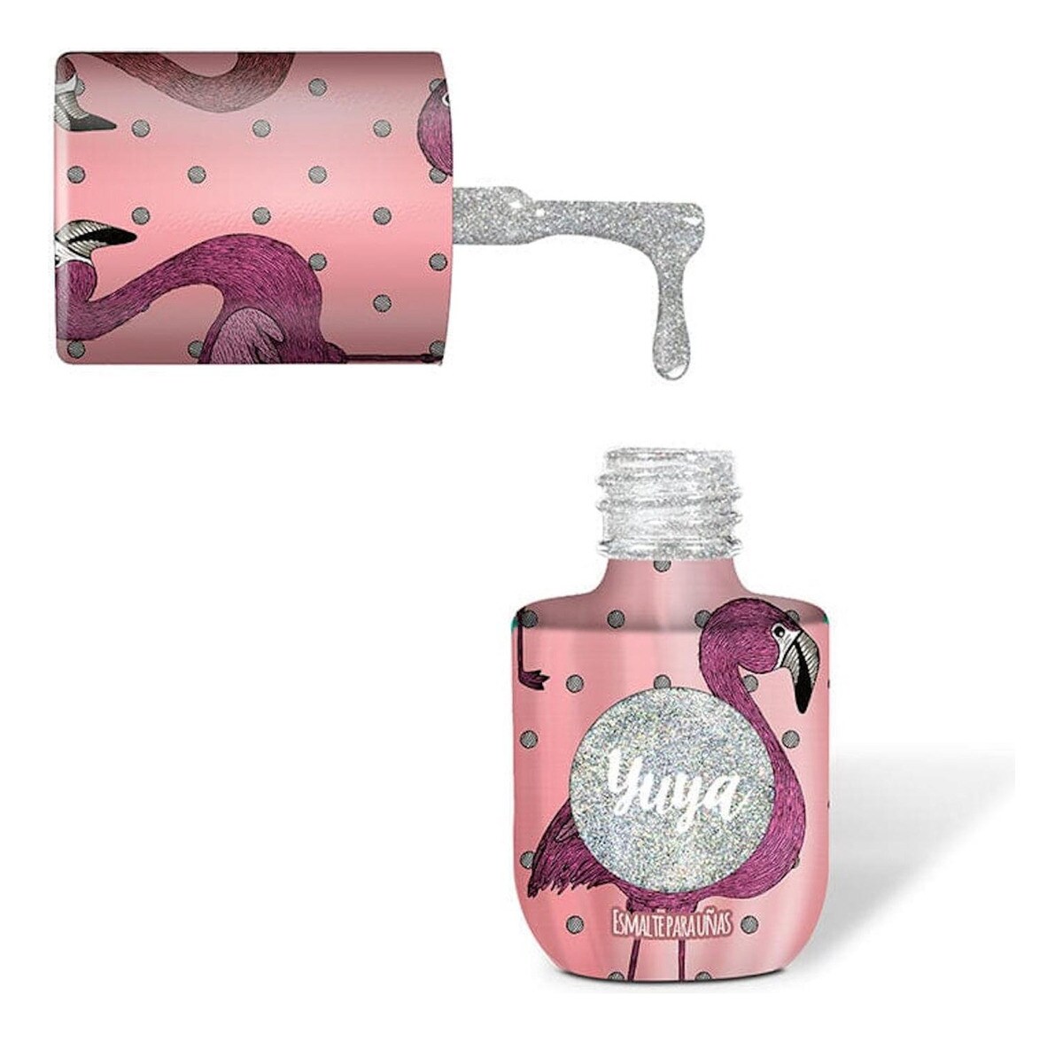 Esmaltes para Uñas Colección Yuya 8ml Plateado $575