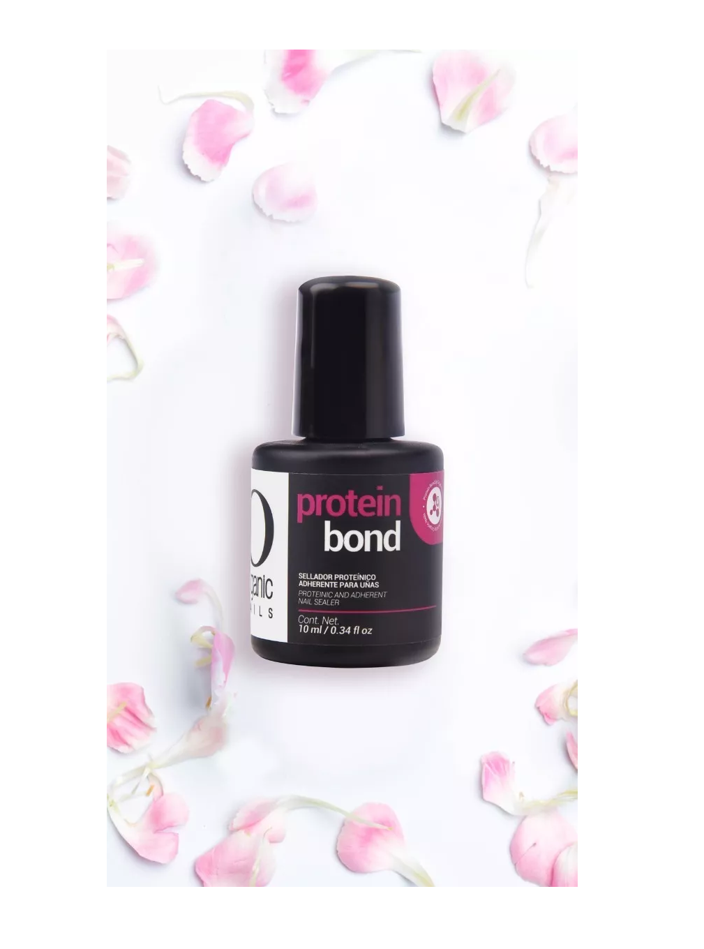 Foto 3 pulgar | Protein Bond 10 Ml Organic Nails 2 Pzs Frascos Negro