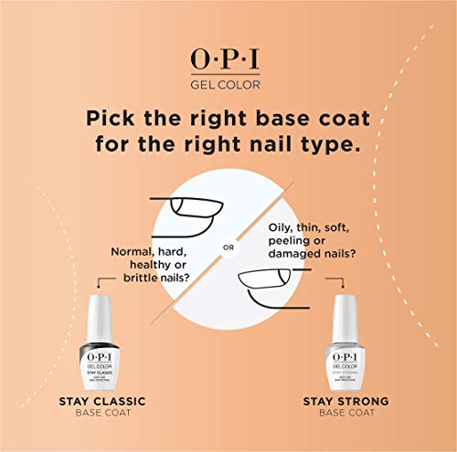 Foto 7 pulgar | Venta Internacional - Capa Base Opi Gel Stay Classic Para Uñas, 0.5 Fl Oz