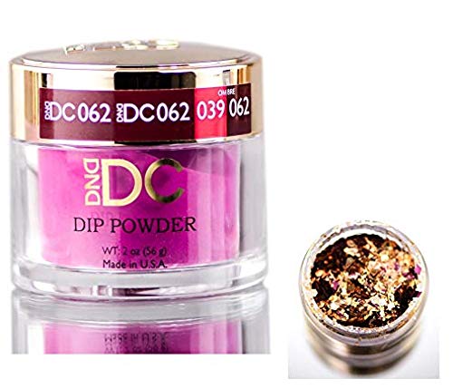 Polvo Para Uñas Dnd Dc, Rojo Y Naranja, 45 G, Con Kit De Purpurina - Venta Internacional.