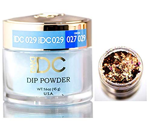 Polvo De Inmersión Dnd Dc Blues & Greens Para Uñas, 1.6 Oz,  - Venta Internacional.