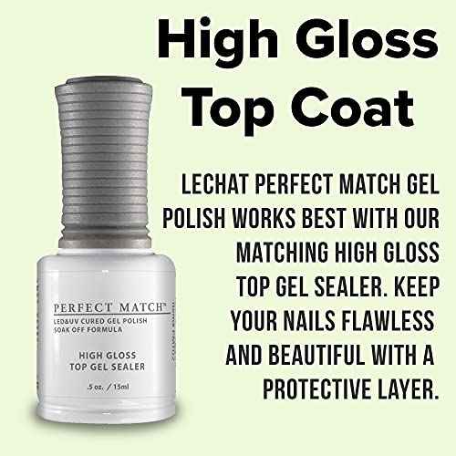 Foto 5 pulgar | Esmalte En Gel Lechat Perfect Match High Brillant Top Gel Sea, 15 Ml - Venta Internacional.