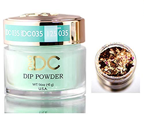 Polvo De Inmersión Dnd Dc Blues & Greens Para Uñas, 1.6 Oz,  - Venta Internacional.