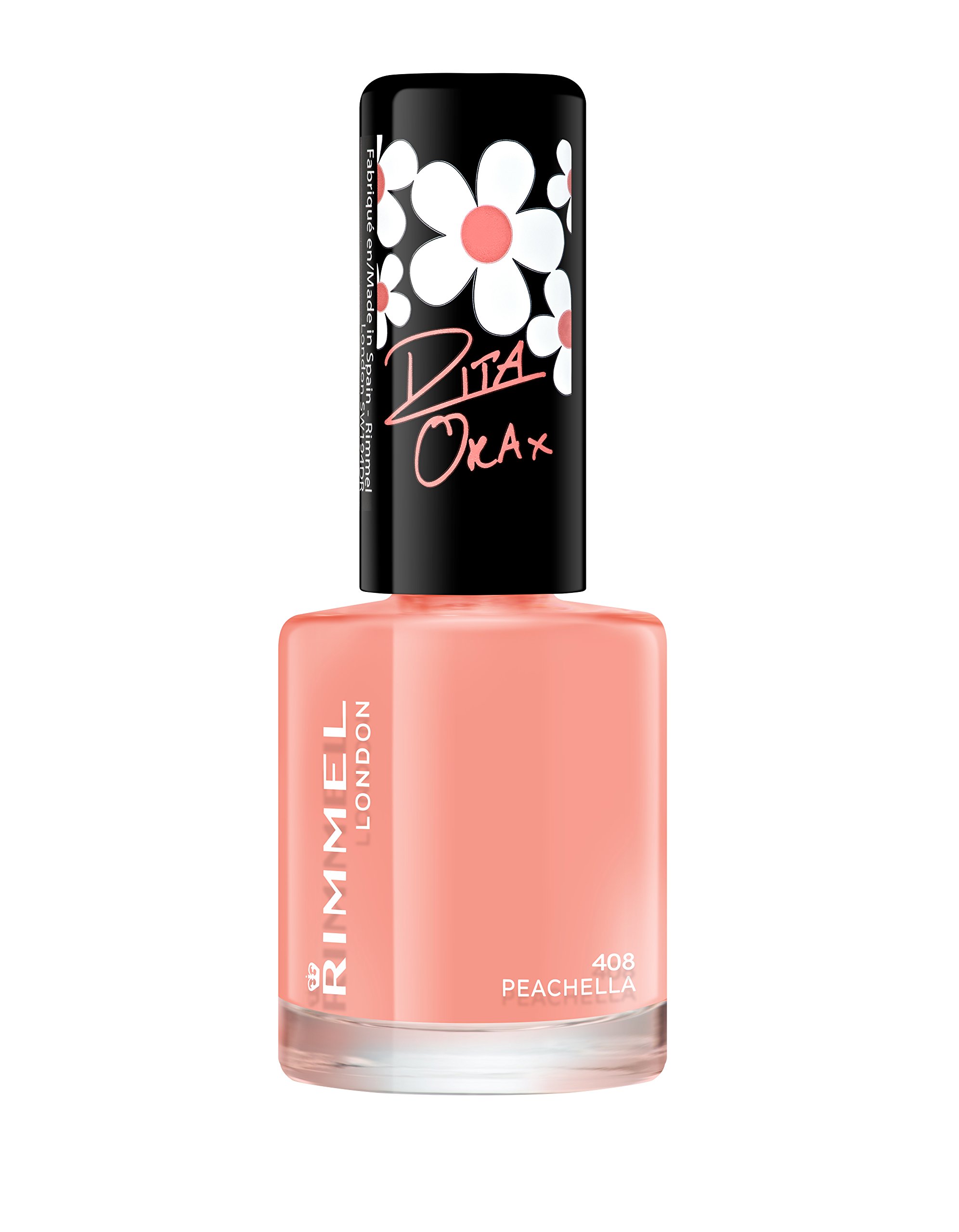 Foto 2 pulgar | Esmalte de Uñas Rimmel London Rita Ora 408 Peachella 8ml - Venta Internacional