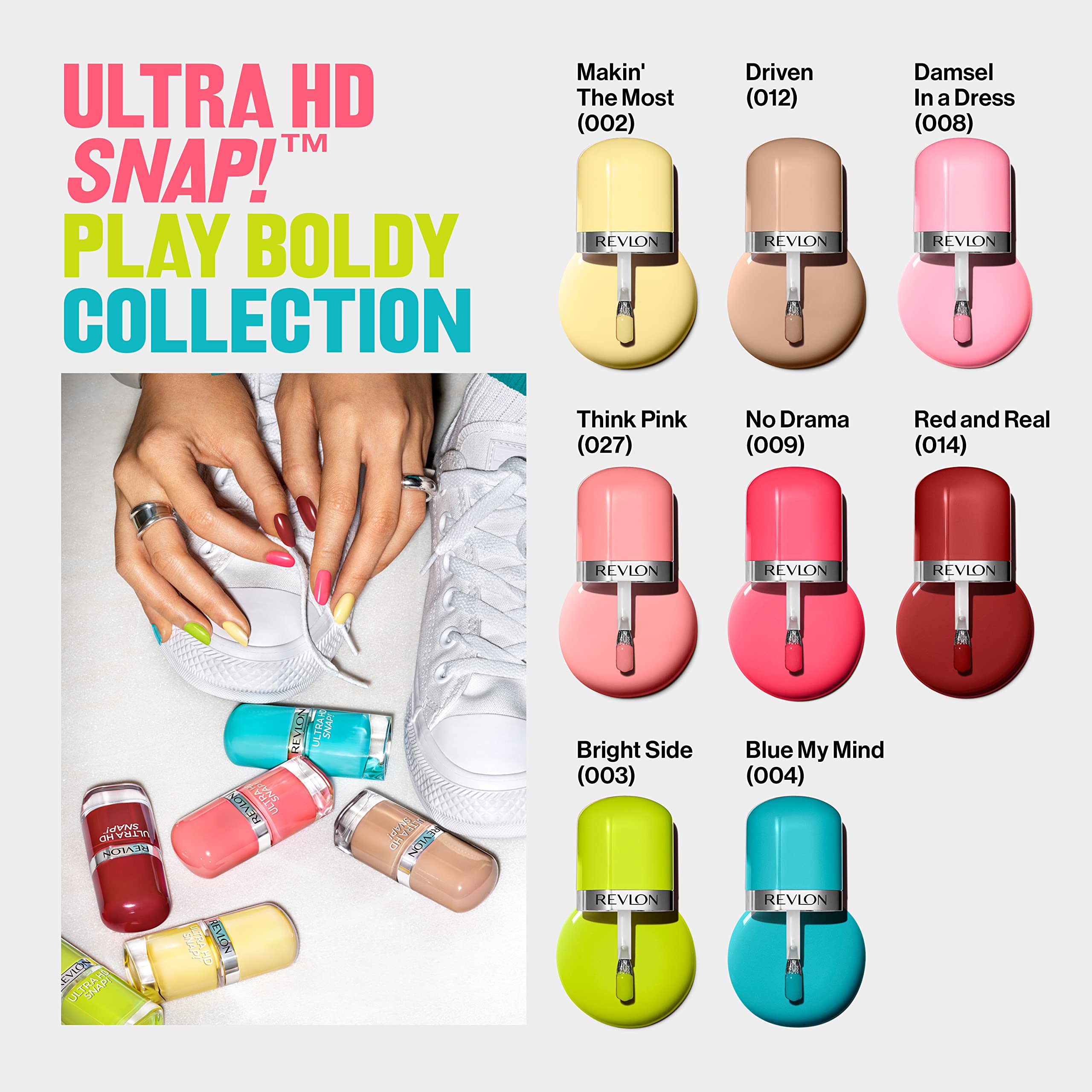 Foto 7 | Esmalte de Uñas Revlon Ultra HD Snap 003 Bright Side - Venta Internacional