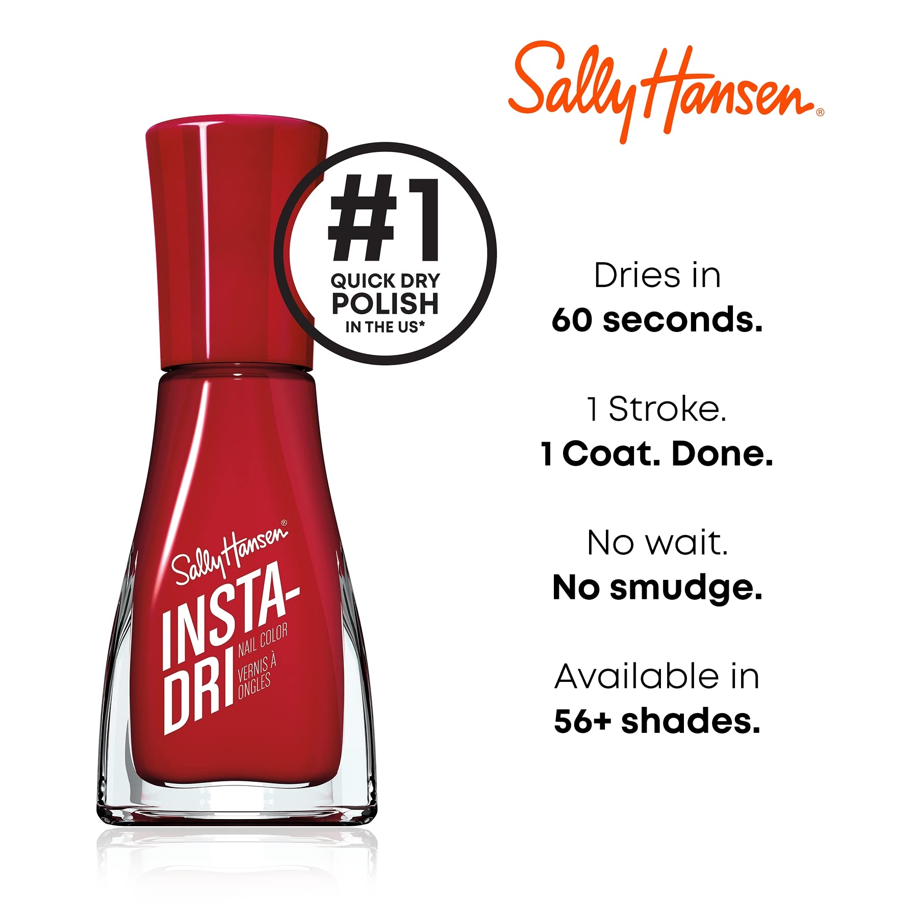 Foto 6 pulgar | Esmalte De Uñas Sally Hansen Insta-dri Hail Cherry 9ml - Venta Internacional.