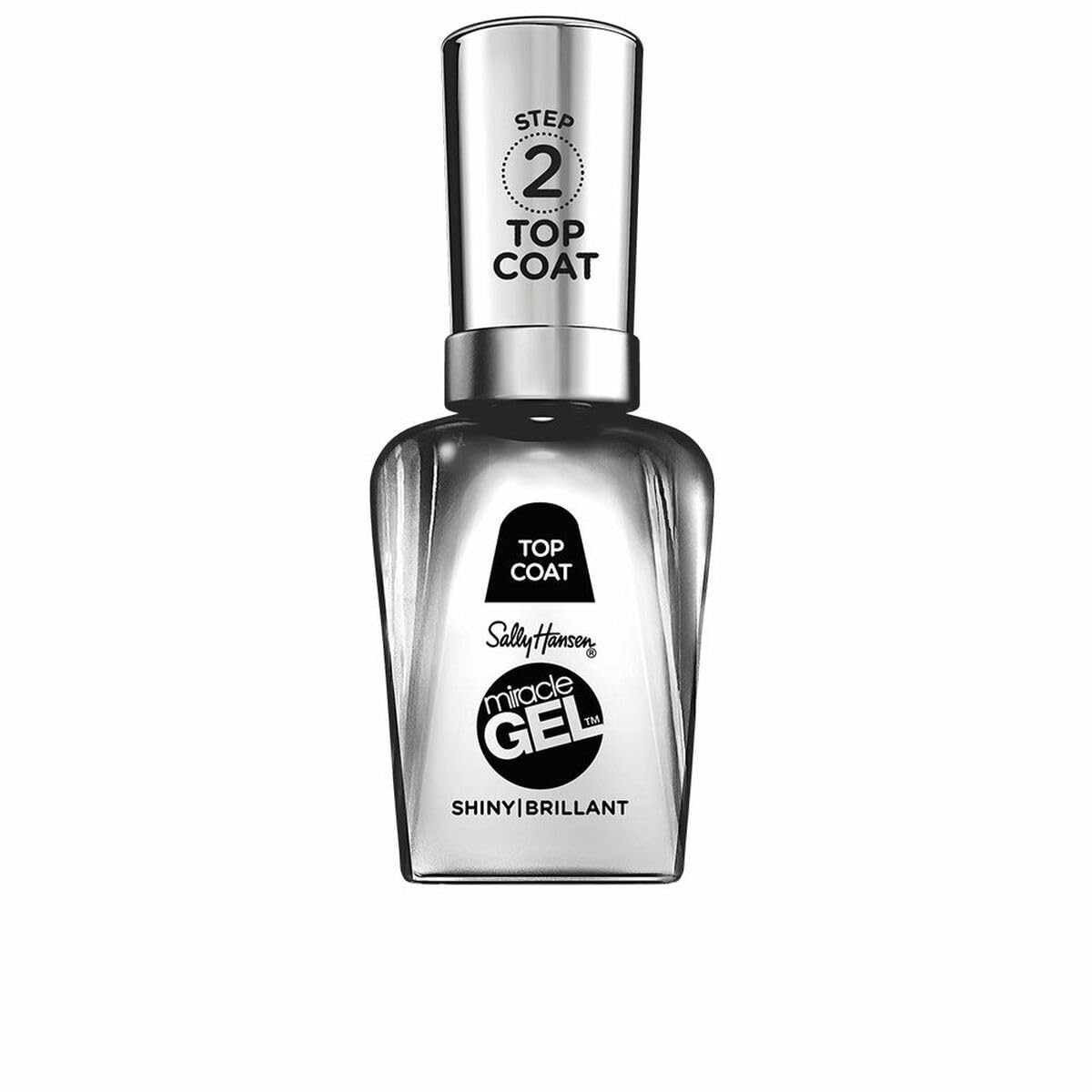 Esmalte De Uñas Sally Hansen Miracle Gel Shiny Top Coat 15 Ml - Venta Internacional.