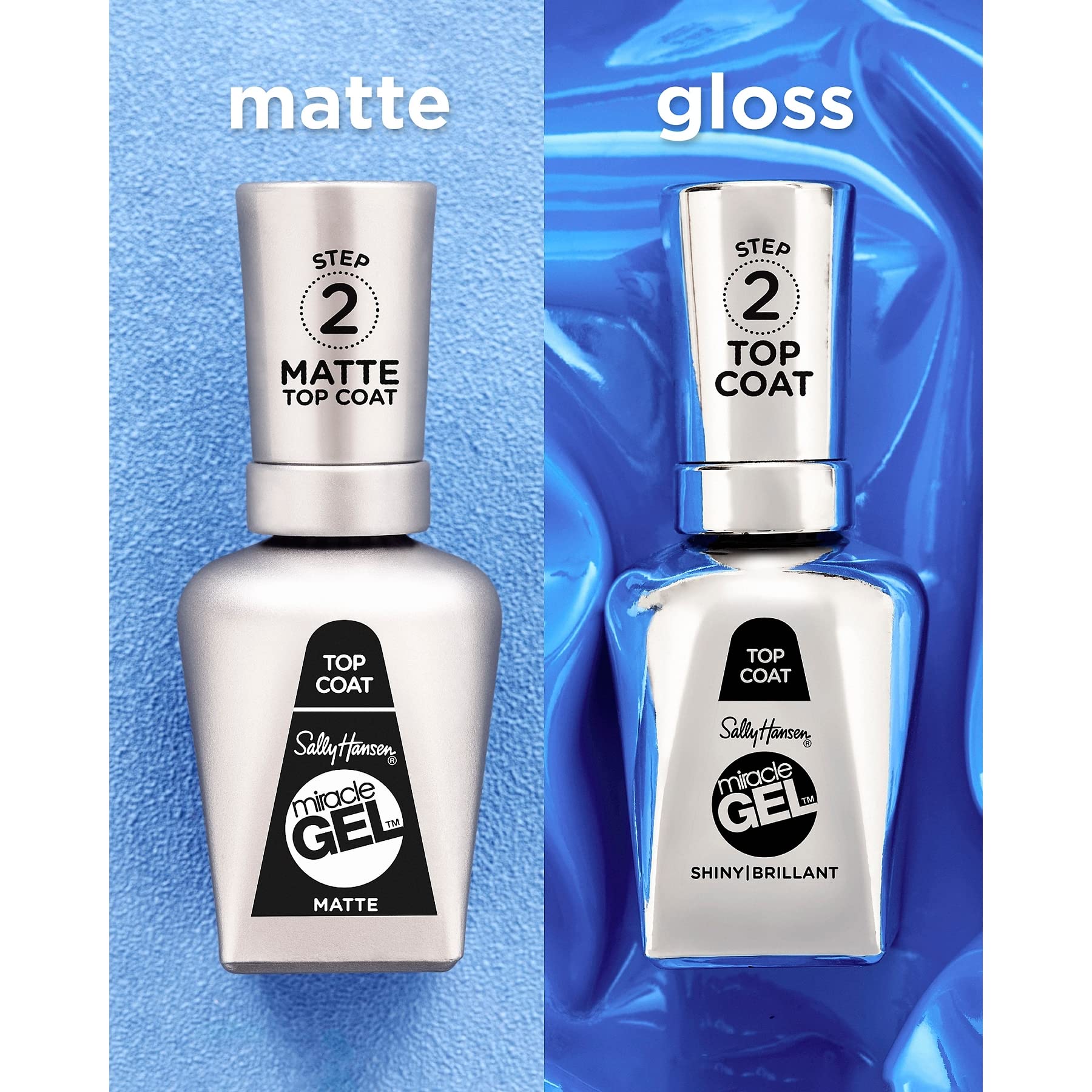 Foto 2 | Esmalte De Uñas Sally Hansen Miracle Gel Shiny Top Coat 15 Ml - Venta Internacional.