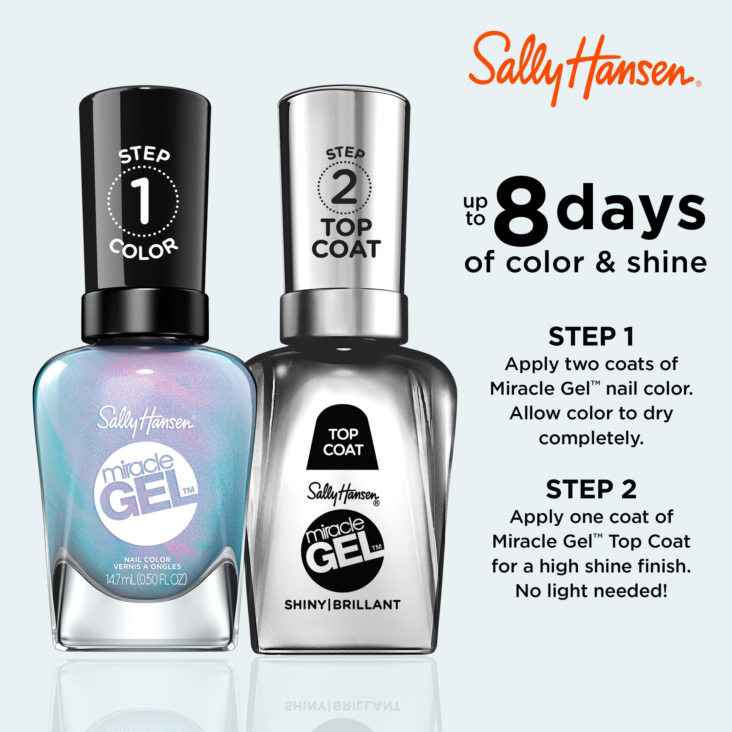 Foto 5 | Esmalte De Uñas Sally Hansen Miracle Gel Let's Get Digital 15 Ml - Venta Internacional.