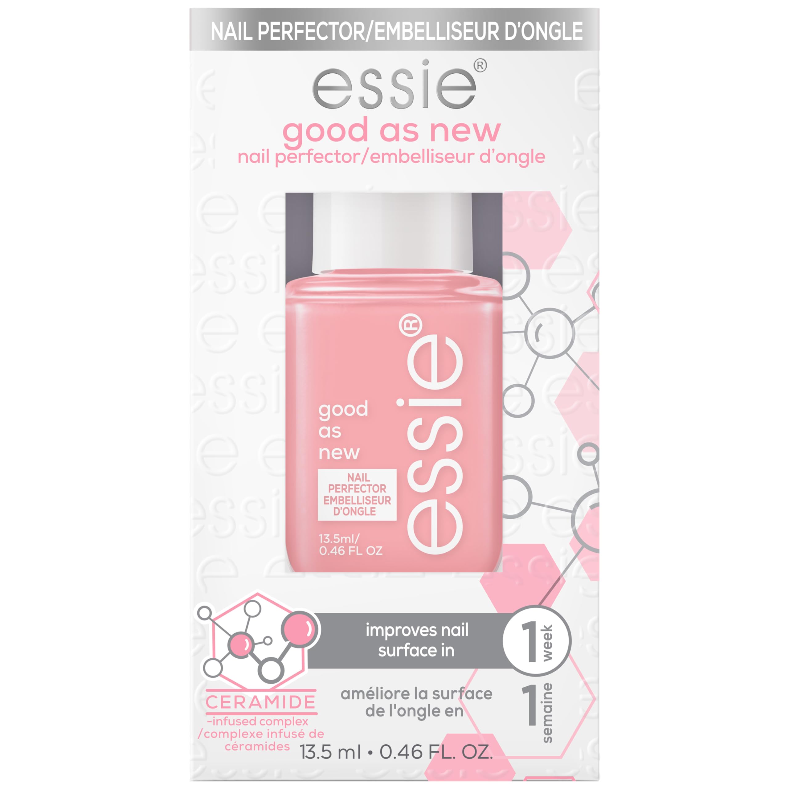 Tratamiento de Uñas Essie con Infusión de Ceramida Bueno Como Nuevo 13.5 ml Vegano - Venta Internacional