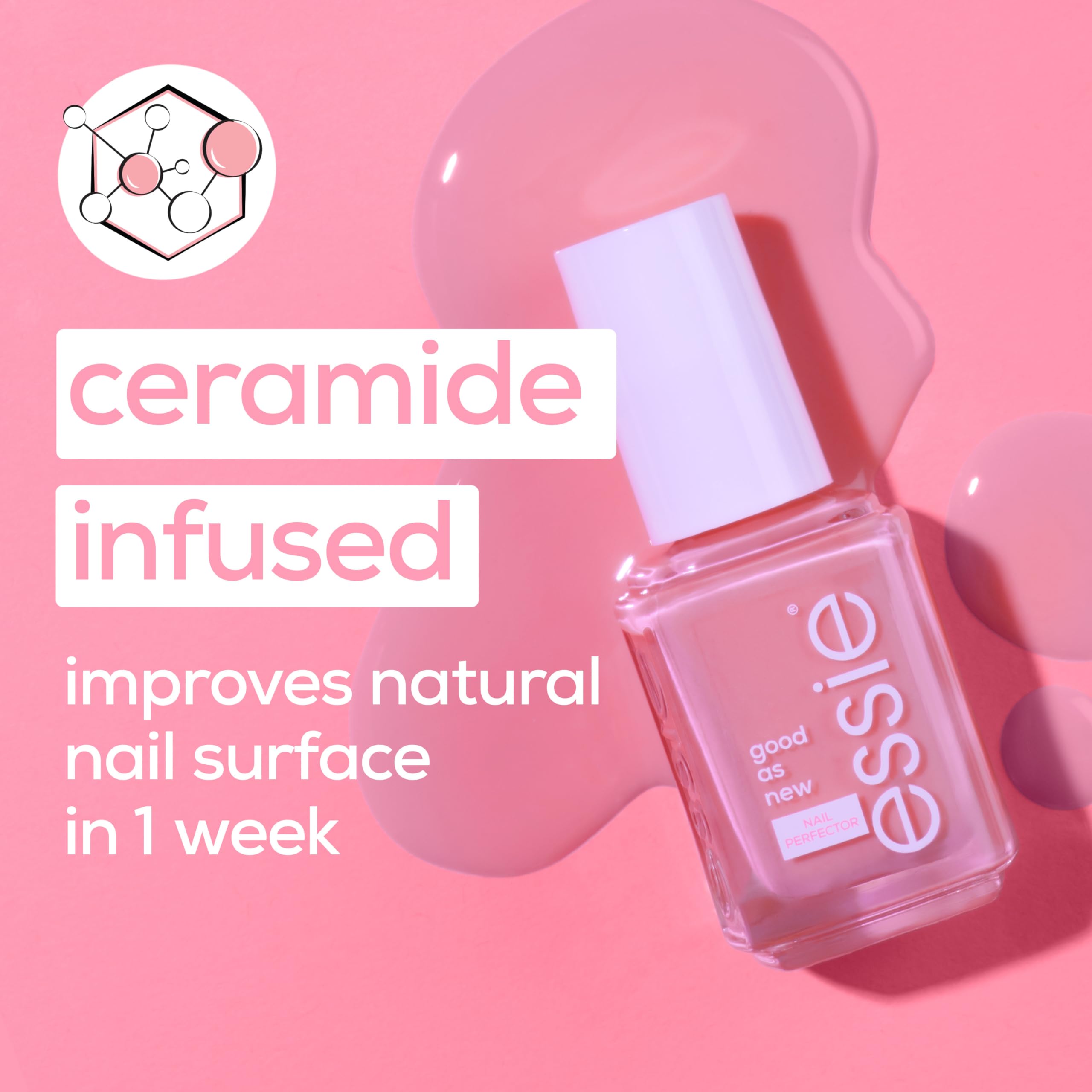 Foto 6 pulgar | Tratamiento de Uñas Essie con Infusión de Ceramida Bueno Como Nuevo 13.5 ml Vegano - Venta Internacional
