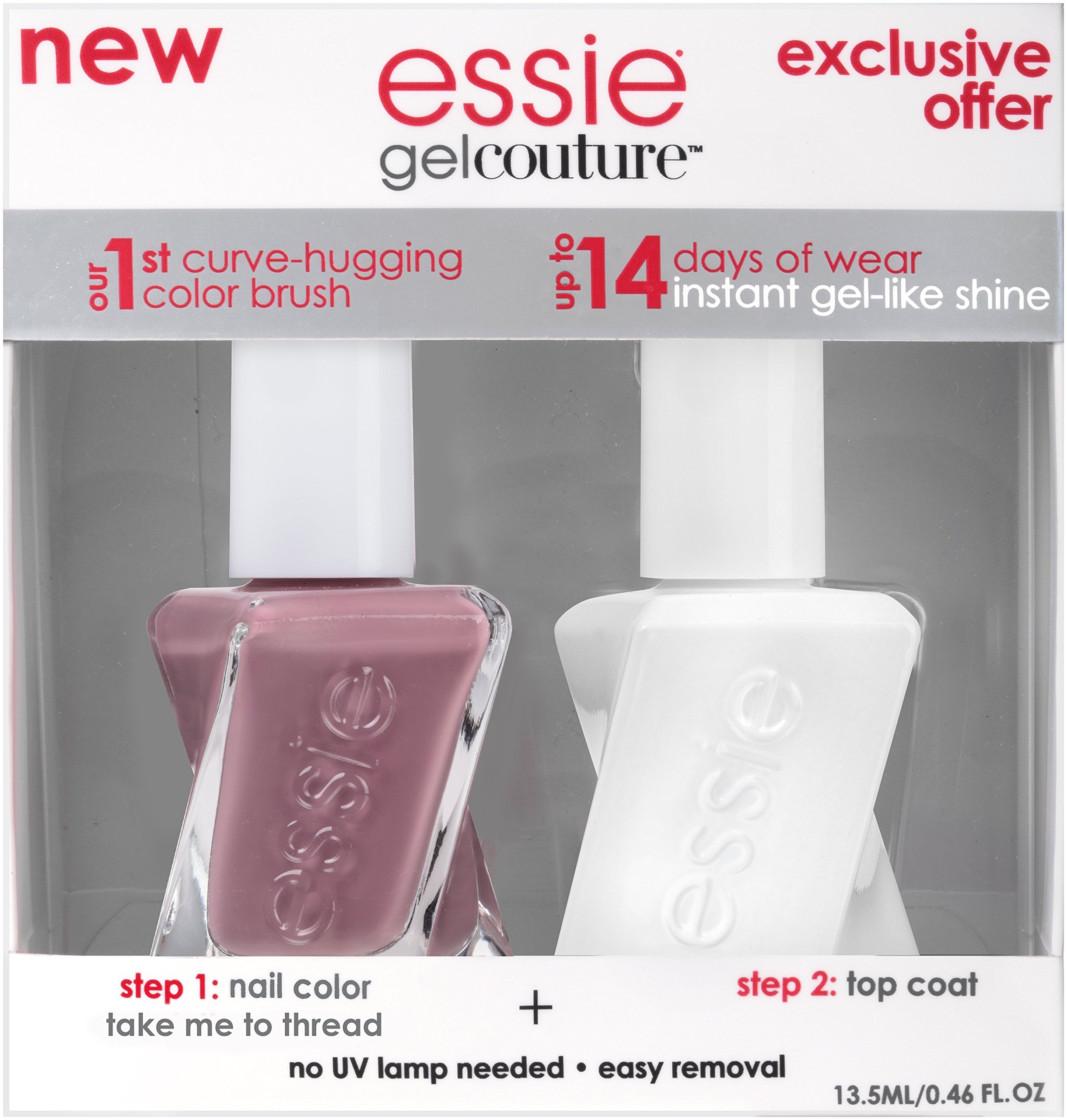 Foto 3 pulgar | Kit De Esmaltes De Uñas Essie Gel Couture Longwear Take Me To Thread - Venta Internacional