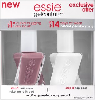 Foto 2 | Kit De Esmaltes De Uñas Essie Gel Couture Longwear Take Me To Thread - Venta Internacional