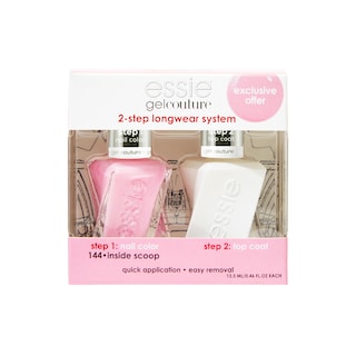 Foto 2 | Kit de Manicura Essie Gel Couture Rosa de Larga Duración con Capa Superior Brillante - Venta Internacional