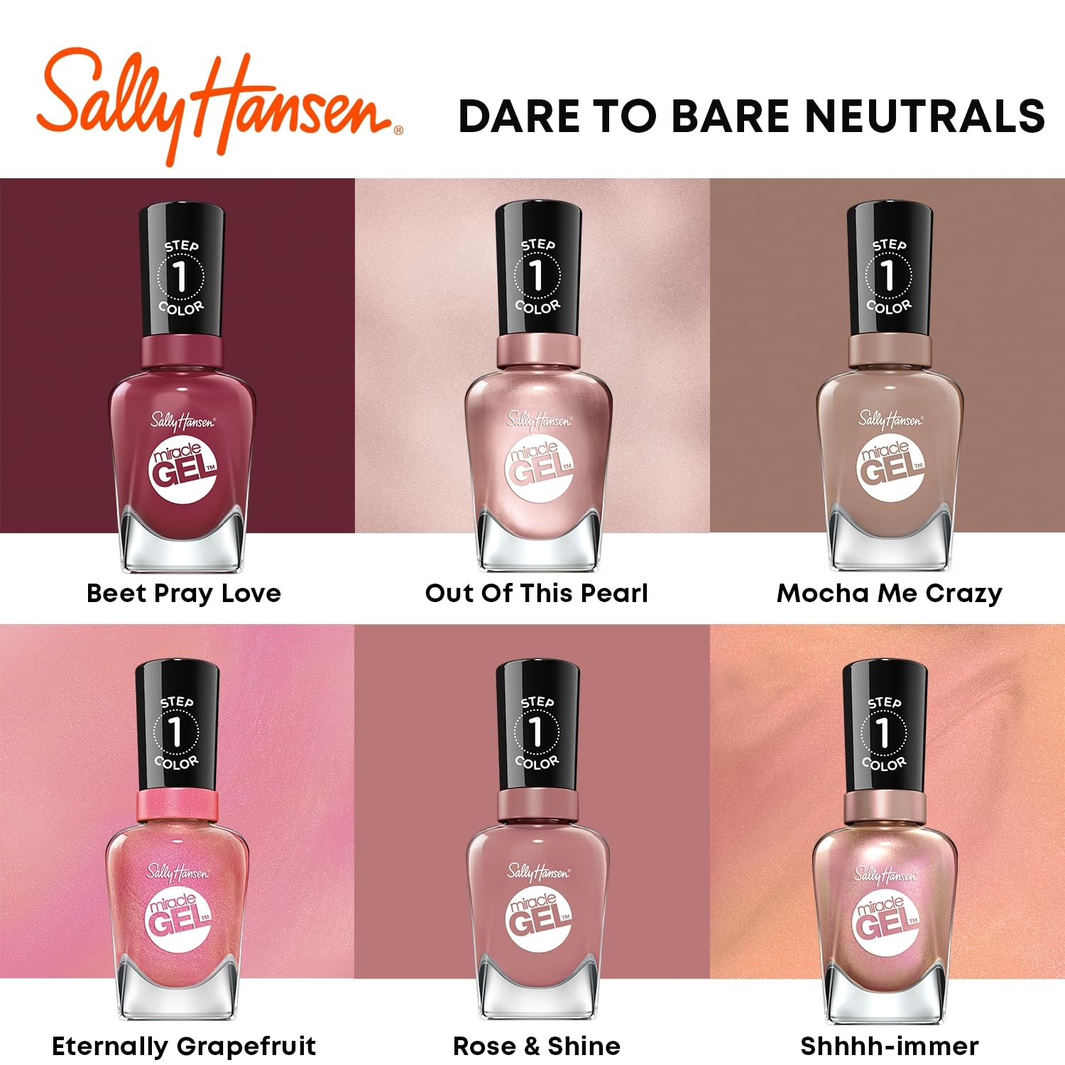 Foto 6 | Esmalte de Uñas Sally Hansen Miracle Gel™ To The Taupe - Venta Internacional