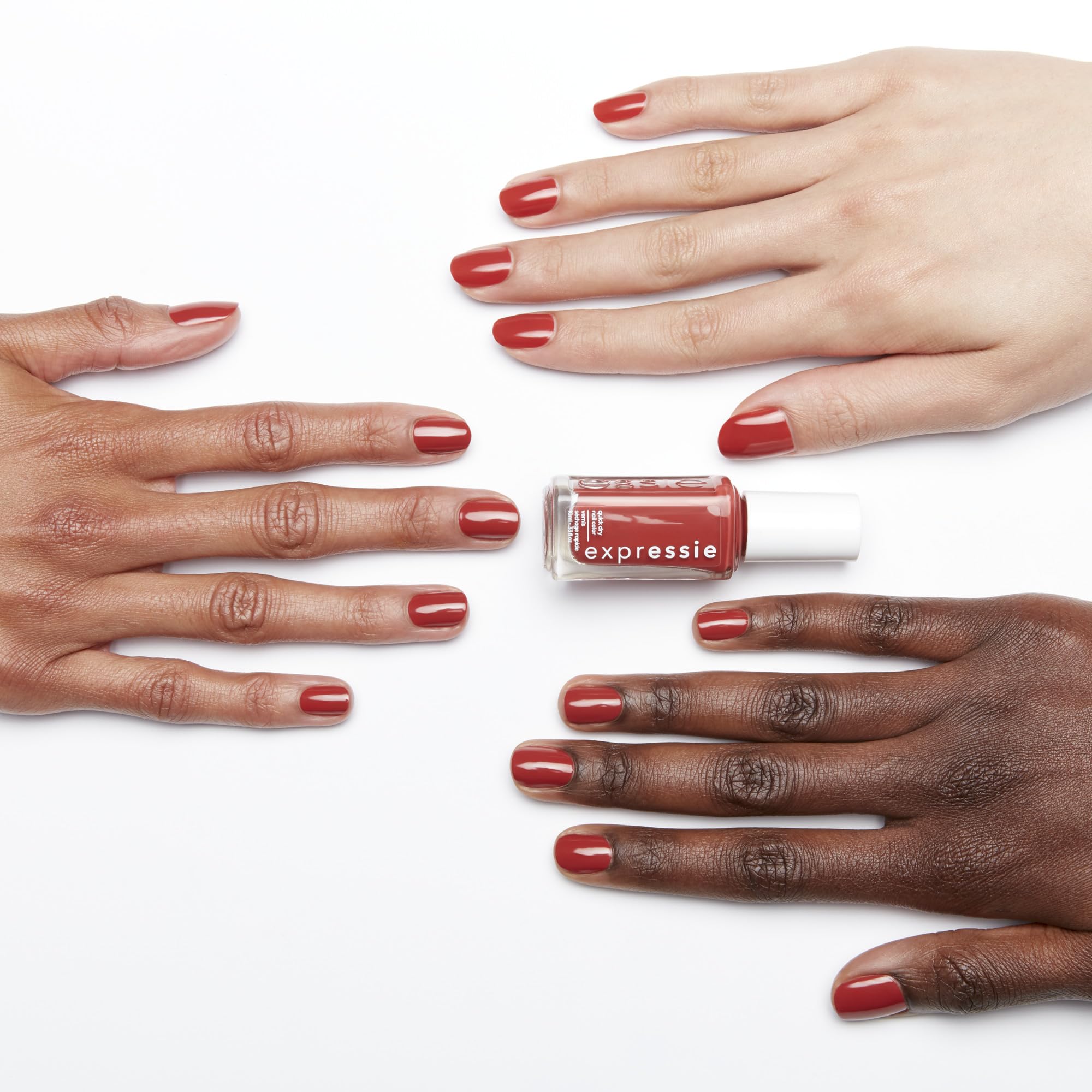 Foto 4 pulgar | Esmalte De Uñas Essie Expressie Hustle N' Bustle Brick Red 10 Ml - Venta Internacional.