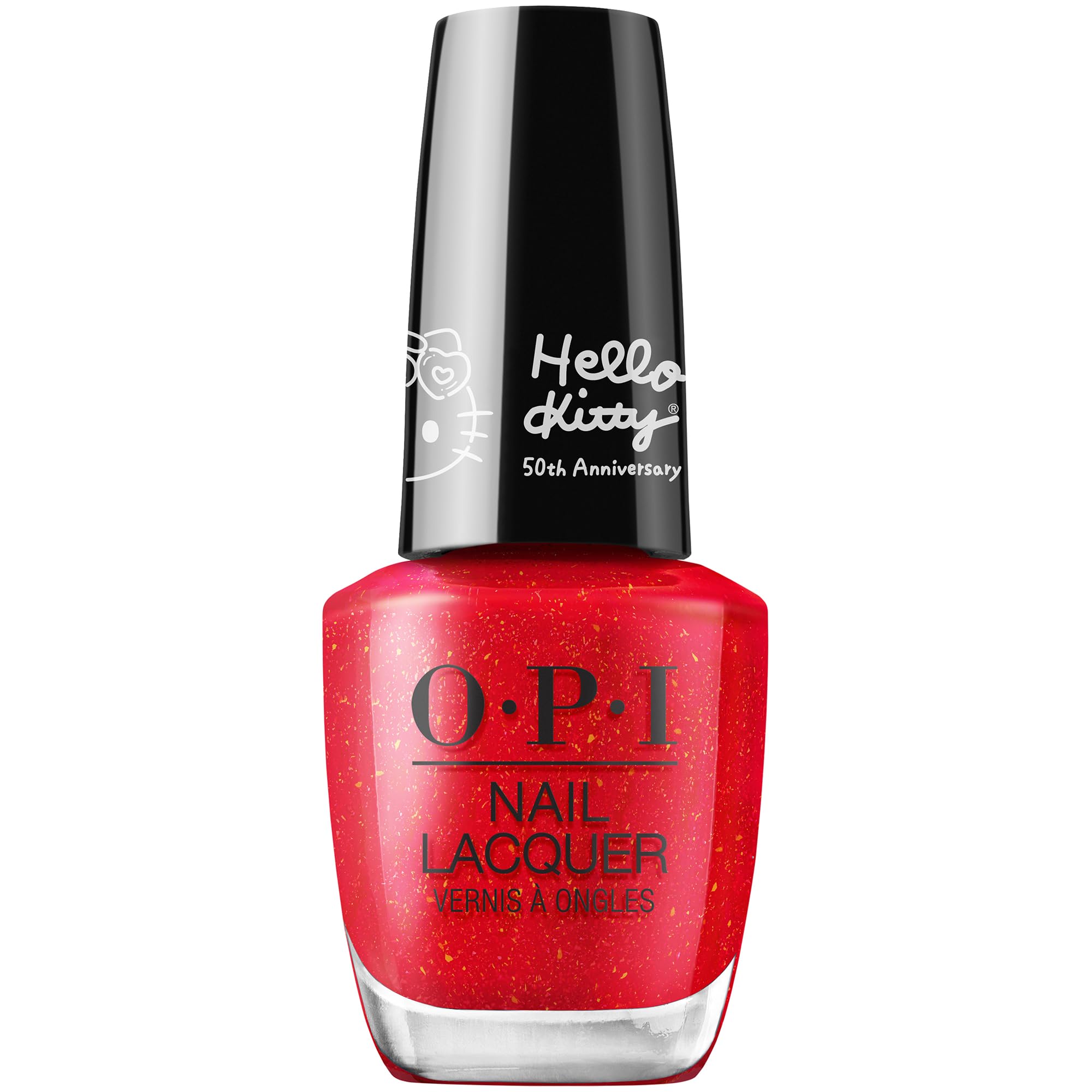 Esmalte De Uñas Opi Hello Kitty Hello Pretty Red 15ml - Venta Internacional.